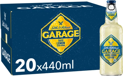 Упаковка пива Garage Hard Lemon светлое 4.6% 0.44 л x 20 шт (4820000456418)