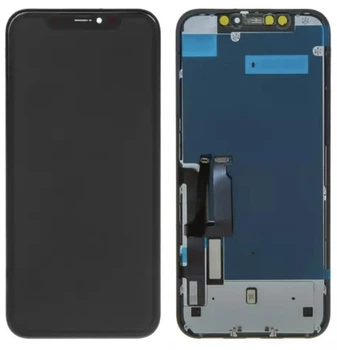 Дисплей для Apple iPhone XR с сенсором и рамкой, черный