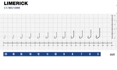 Крючок eXciter model Limerick hooks № 20 (14 hooks)