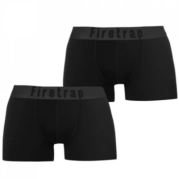 Труси Firetrap 2 Pack Trunks Black / Black, M (46) (10074828)