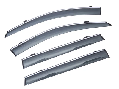 Дефлекторы окон (ветровики) SUN VISORS с металлической вставкой Lexus NX 2015 DM-15 METAL
