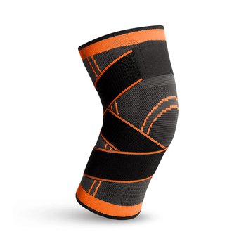 Компрессионный наколенник AOLIKES HX-7720 Orange M эластичный бандаж для коленного сустава 2шт. (K/OPT1_4672-29844)