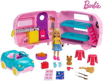 Ігровий набір Barbie Club Chelsea Camper Playset with Chelsea Doll Серія клуб Челсі (FXG90) (B07NC5L8QT)
