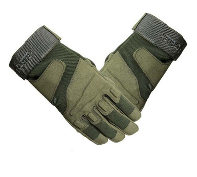 Тактические Перчатки Полнопалые BLACKHAWK Gloves, оливкового цвета, размер М, TTM-05 K_2 №1
