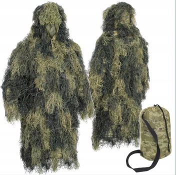 Маскування Снайпера Маскувальна накидка Mil-Tec Лісовик Кікімора Ghillie Parka M/L