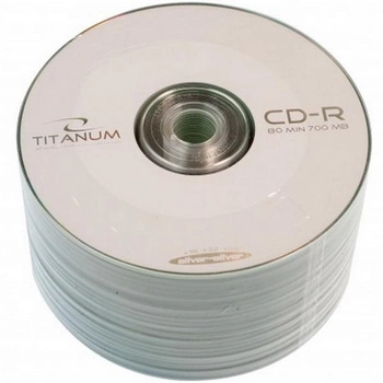 Компакт-диск Titanum CD-R 700 mb 52x, 50 шт в упаковке (00055)