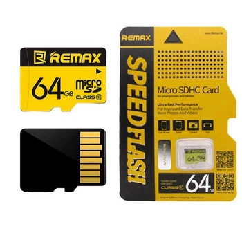 Карта памяти Remax MicroSD 64GB Class 10 Hi Speed