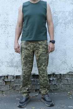 Тактична майка, футболка чоловіча олива розмір 54 (BEZ-2209)
