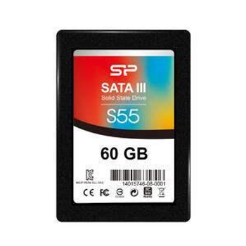 Накопитель SSD Silicon Power Sata 2.5" 60Gb Slim S55 (SP060GBSS3S55S25)