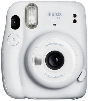 Фотоаппарат моментальной печати Fujifilm Instax Mini 11 White с ремешком + две кнопки спуска затвора