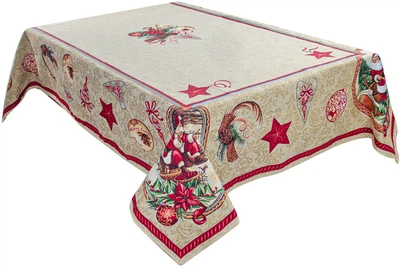Скатертина гобеленова Lefard Home Textile Santa Claus 140х260 см (8407007321831)