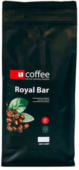 Кава зернова Ucoffee - Royal Bar 80% Арабіка 20% Робуста 300 г К544/12