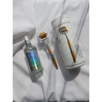 Набор: Мезороллер ZGTS 192 иглы + Сыворотка отбеливающая Venzen Whitening Essence, увлажняющая, 100 мл