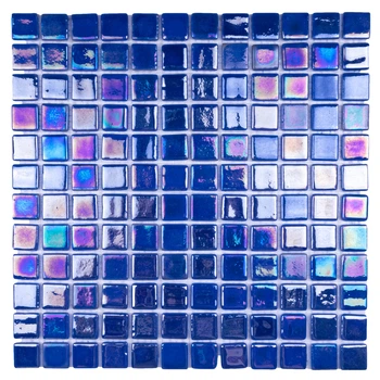 Стеклянная мозаика Glass Mosaic IY1121 Blue Pearl 31,7x31,7 за 1 ШТ