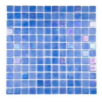 Стеклянная мозаика Glass Mosaic IN1044 Blue Rainbow 31,7x31,7 за 1 ШТ