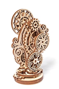 3D Пазлы UGEARS механические Стимпанк-часы 42 эл (70219)