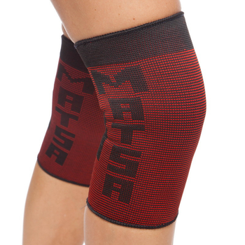 Наколенник бандаж эластичный фиксатор коленного сустава Matsa 0026 размер L Red-Black