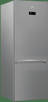Холодильник с нижней морозильной камерой BEKO RCNE560E35ZXB, 192х75х70см, 2 двери, Холодильное отделение - 356л, Морозильное отделение - 145л, A++, NF, Нержавеющая сталь (RCNE560E35ZXB)