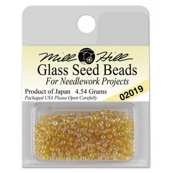 Бісер для вишивки Mill Hill Glass Seed Beads Кристалічний мед (02019)