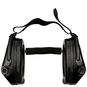 Навушники для стрільби MSA Sordin Supreme Pro-X Black із заднім тримачем