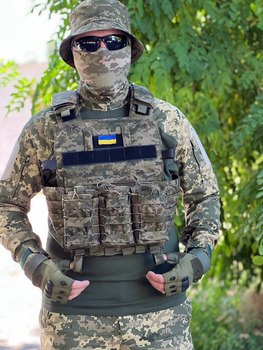 Тактическая форма пиксель+плитоноска, военная форма, рубашка и штаны военные Форма ВСУ 52 р