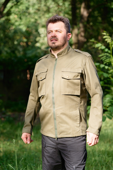 Куртка тактична чоловіча Brotherhood М65 R2D2 олива весна-осінь бавовна 56-58/170-176