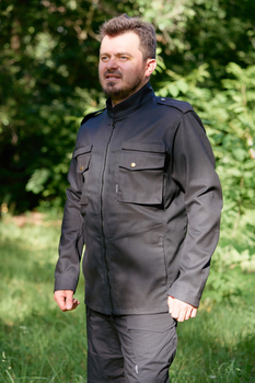 Куртка тактична чоловіча Brotherhood М65 R2D2 чорний весна-осінь бавовна 48-50/170-176