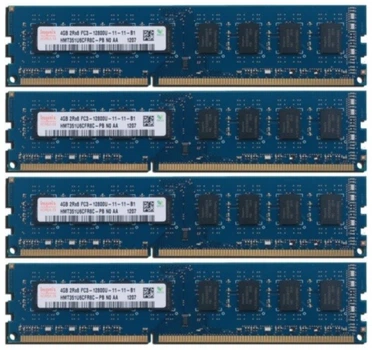 SK hynix 16GB DDR3 1600Mhz 4枚セット 合計64GB Оперативная память SK hynix 4 планки - купить в Киеве: цена