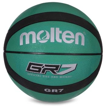 Мяч баскетбольный резиновый Molten BGR7 размер 7 Mint-Black