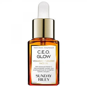 Масло для лица с витамином С и куркумой Sunday Riley C.E.O Glow Vitamin C + Turmeric Face Oil тестер 15 мл