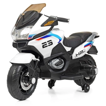 Детский электромотоцикл мотоцикл BMW 90W 2 мотора Bambi M 4272EL-1 (Белый)
