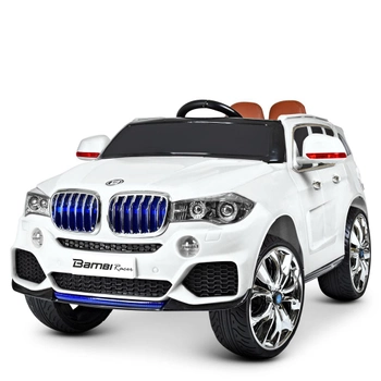 Машина электромобиль джип BMW X6 Bambi M 2762(MP4)EBLR (Белый)