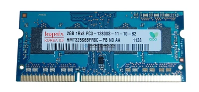 Оперативная память Hynix HYNIX 2GB (1*2GB) 1RX8 PC3-12800S DDR3-1600MHZ 11-12-B4 SODIMM Б/У
