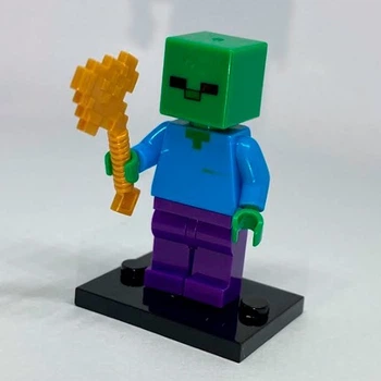 Фигурка Зомби iBlock Майнкрафт Zombie Minecraft 4.5 см