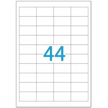 Этикетка самоклеящаяся Tama 48,3х25,4 (44 на листе) с/кл (100листов) (18264)