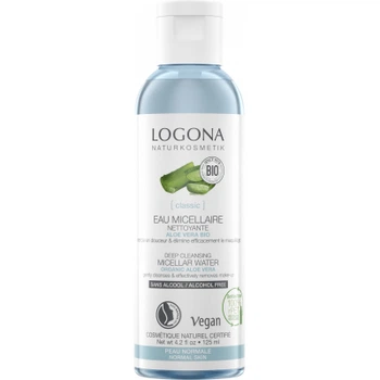 Мицеллярная вода Logona Алоэ для глубокого очищения 125 мл (4017645043039)