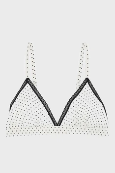Женский белый бюстгальтер CREAM SPOT BRALET Accessorize L 397914