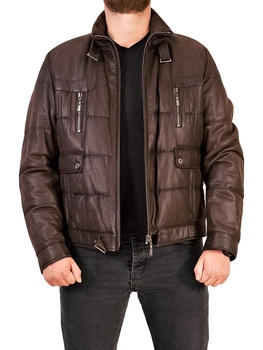 Кожаная куртка Epica ER-28 XL коричневый