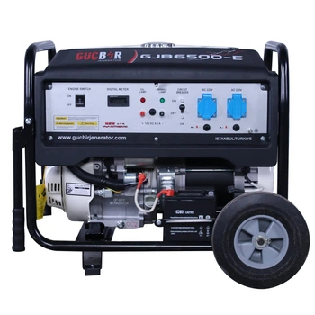 Генератор бензиновый Gucbir GJB6500-E 6,9 кВА, 1 фаза, электростартер, Турция