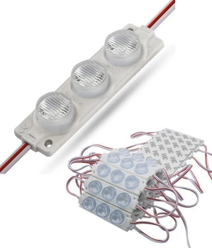 Світлодіодний модуль 12V 3SMD 3030 Білий з розсіювачем Autoexpect (80913)