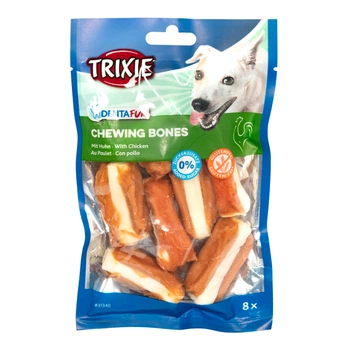 Ласощі для собак Trixie 31340 DENTAfun Кістка пресована з куркою 5 см 120 г 8 шт (4011905313405)