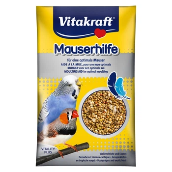 Вітаміни для хвилястих попугаїв та екзотичних птиць Vitakraft «Mauserhilfe» насіння 20 г (під час линьки)