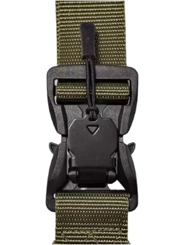 Ремінь тактичний Assault Belt AB-M16 з магнітною пряжкою 130 см олива