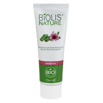 Зубная паста Biolis Nature био Sensetiv с алоэ вера и эхинацеей 75 мл