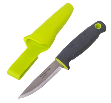 Нож шведский садовый My Garden, двухкомпонентная ручка, зеленый 220 мм
