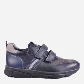 Подростковые кожаные кроссовки для мальчика Irbis 676 37 Black (2373061093)