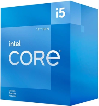 Процесор Intel Core i5-12400F (2.5GHz/18MB, S1700, 65W, Alder Lake) Box (BX8071512400F)