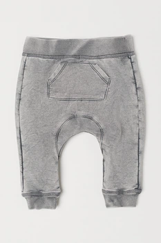 Брюки джоггеры Joggers для мальчика H&M 0565259004 050 см (0-1 months) Серый