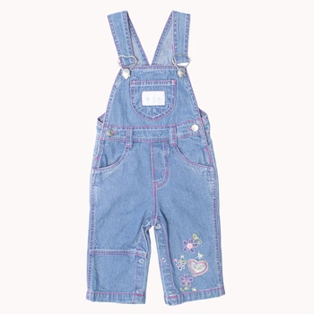Напівкомбінезон джинс для дівчинки Hawk Kids DOL50344 74 см Блакитний