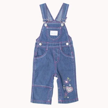 Напівкомбінезон джинс для дівчинки Hawk Kids DOL50344 62 см Синій